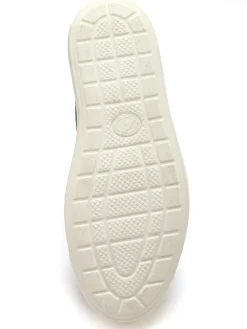 Femme Pédiconfort Baskets cuir avec zip et lacets