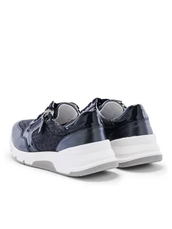 Femme Pédiconfort Baskets cuir et textile