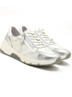 Femme Pédiconfort Baskets cuir et textile