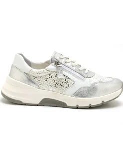 Femme Pédiconfort Baskets cuir et textile