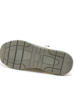 Femme Pédiconfort Baskets cuir et textile