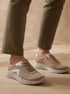 Femme Pédiconfort Baskets extra larges semelle amovible