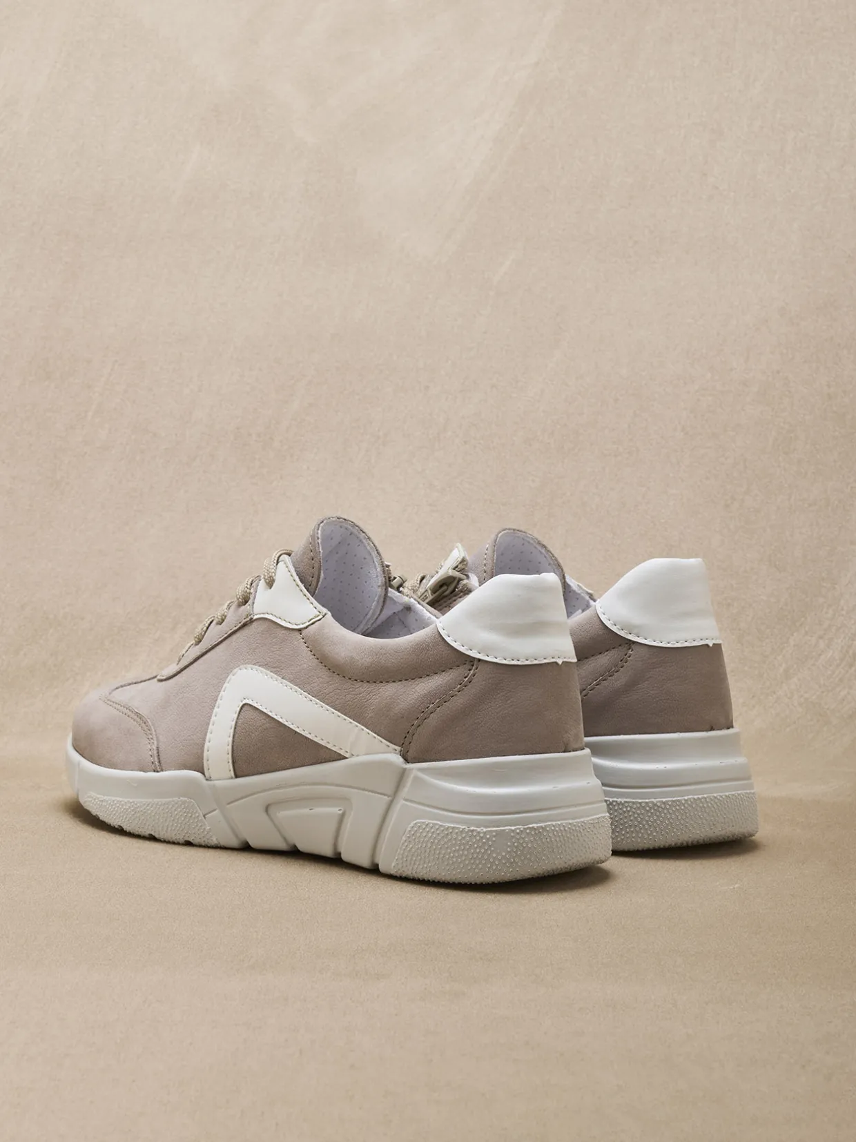 Femme Pédiconfort Baskets extra larges semelle amovible