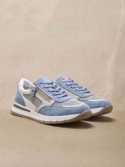 Femme Pédiconfort Baskets fermées par zip et lacets