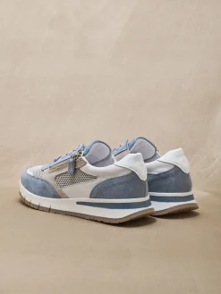 Femme Pédiconfort Baskets fermées par zip et lacets