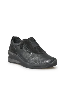 Femme Pédiconfort Baskets élastiquées et zippées