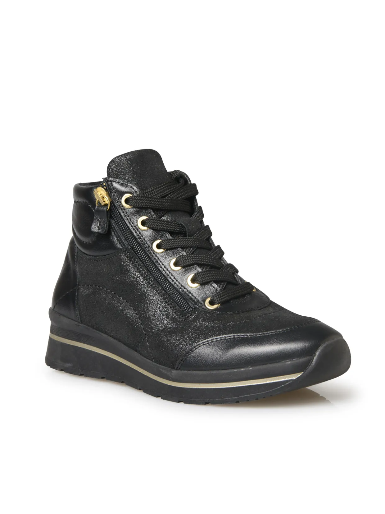 Femme Pédiconfort Baskets montantes molletonnées