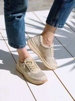 Femme Pédiconfort Baskets zippées à semelle amovible