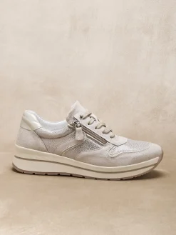 Femme Pédiconfort Baskets zippées à semelle amovible