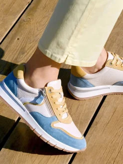 Femme Pédiconfort Baskets zippées et lacées