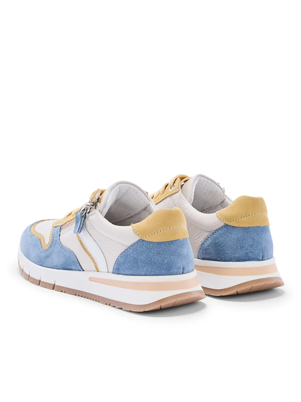 Femme Pédiconfort Baskets zippées et lacées