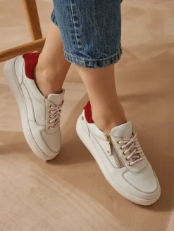 Femme Pédiconfort Baskets zippées et lacées