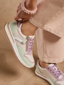 Femme Pédiconfort Baskets zippées et lacées