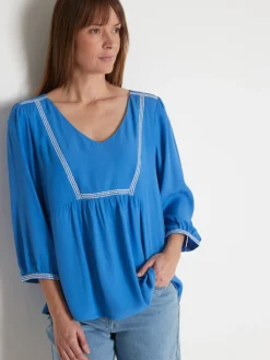 Femme Daxon Blouse ample en crêpe