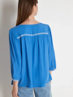 Femme Daxon Blouse ample en crêpe