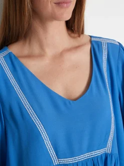 Femme Daxon Blouse ample en crêpe
