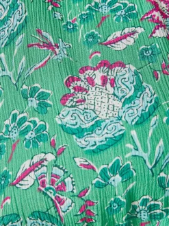 Femme Daxon Blouse ample en crêpe fluide