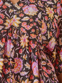 Femme Daxon Blouse ample en crêpe fluide