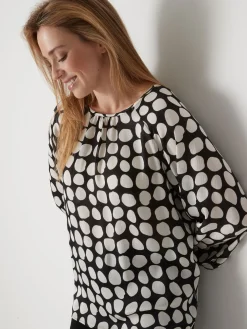 Femme Daxon Blouse ample voile satiné