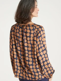 Femme Daxon Blouse ample voile satiné