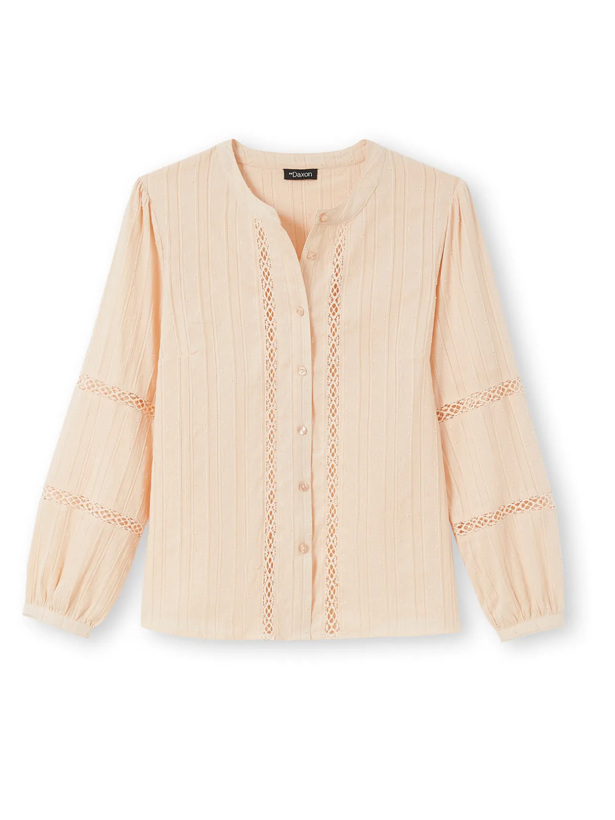 Femme Daxon Blouse avec jeu de macramé