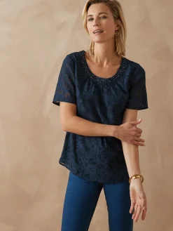 Femme Daxon Blouse chic évasée