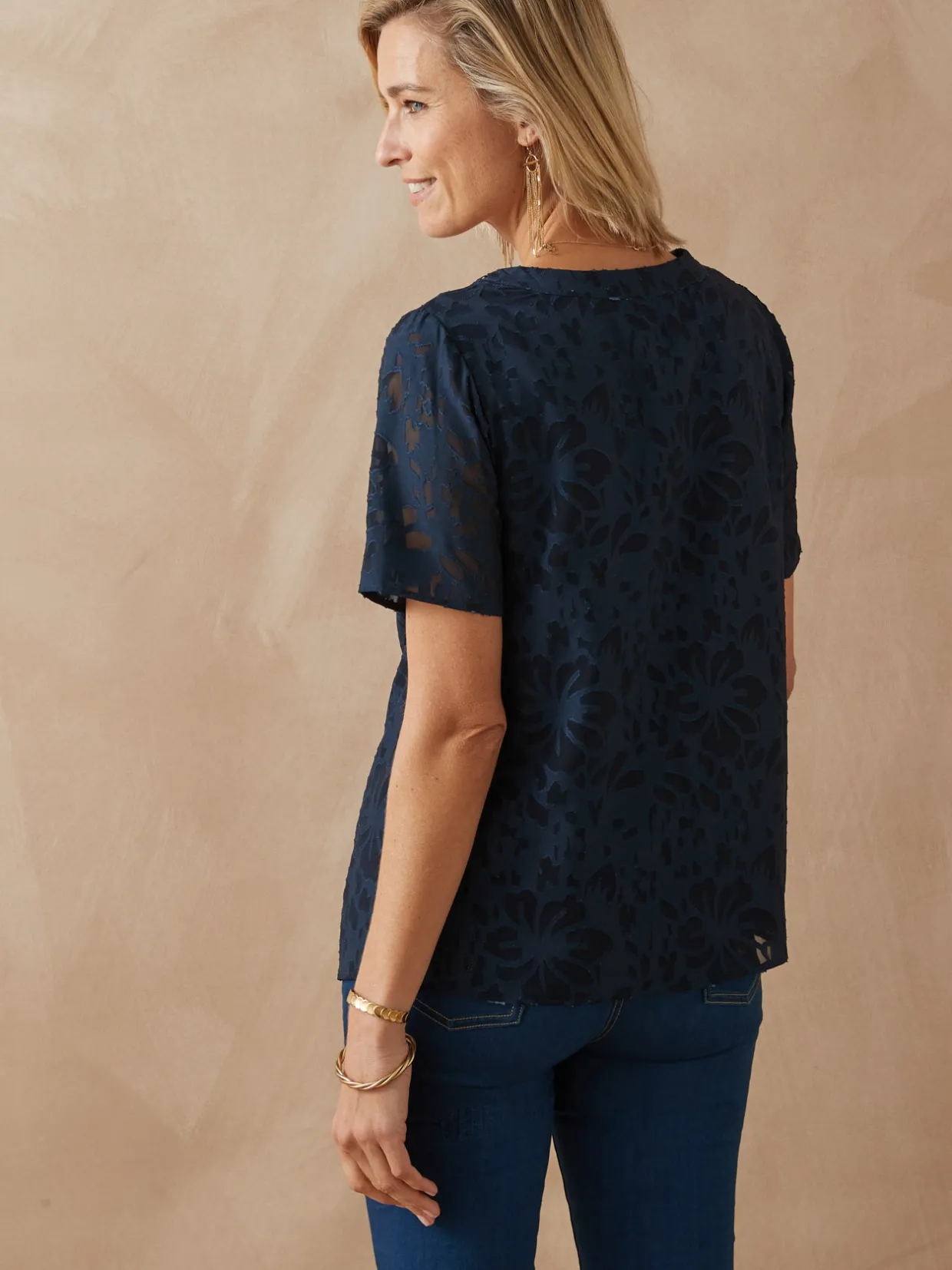 Femme Daxon Blouse chic évasée