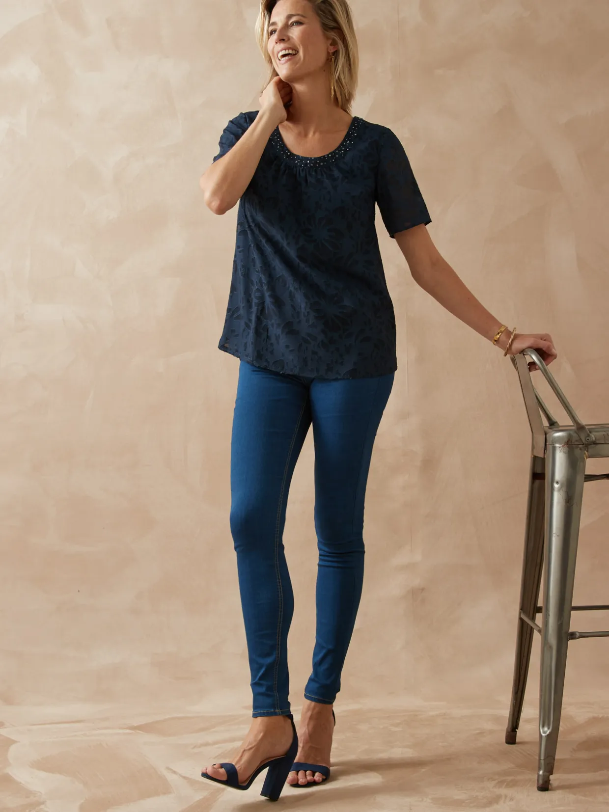 Femme Daxon Blouse chic évasée