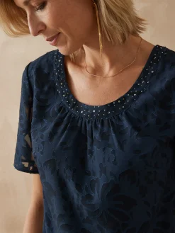Femme Daxon Blouse chic évasée