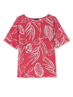 Femme Daxon Blouse crêpe manches chauve-souris