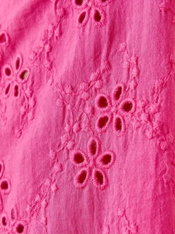 Femme Daxon Blouse en brooderie anglaise