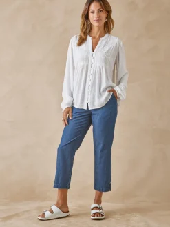 Femme Daxon Blouse en crêpe