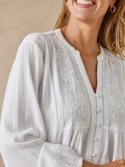 Femme Daxon Blouse en crêpe