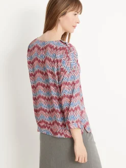 Femme Daxon Blouse en crêpe fluide