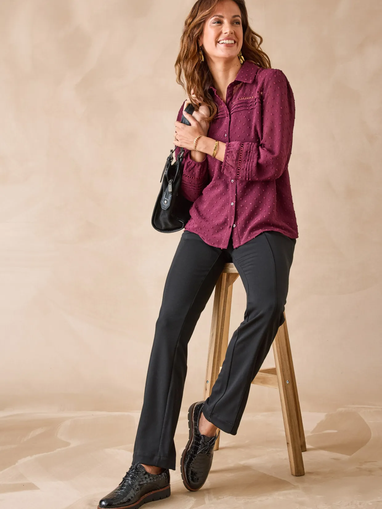 Femme Daxon Blouse en plumetis