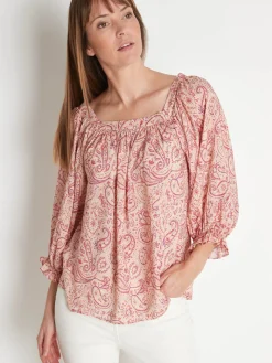 Femme Daxon Blouse encolure carrée