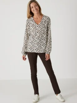 Femme Daxon Blouse fluide encolure V