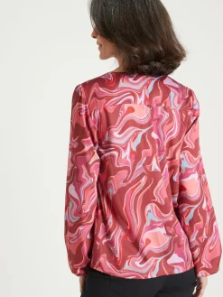 Femme Daxon Blouse fluide encolure V