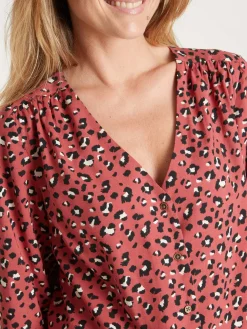 Femme Daxon Blouse fluide encolure V