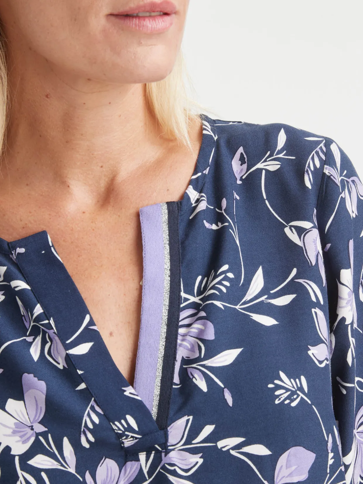 Femme Daxon Blouse fluide manches 3/4