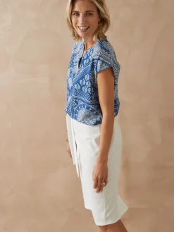 Femme Daxon Blouse fluide manches T