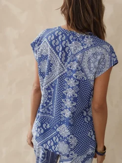 Femme Daxon Blouse fluide manches T