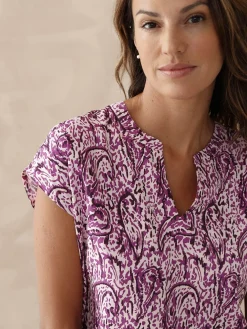 Femme Daxon Blouse fluide manches T