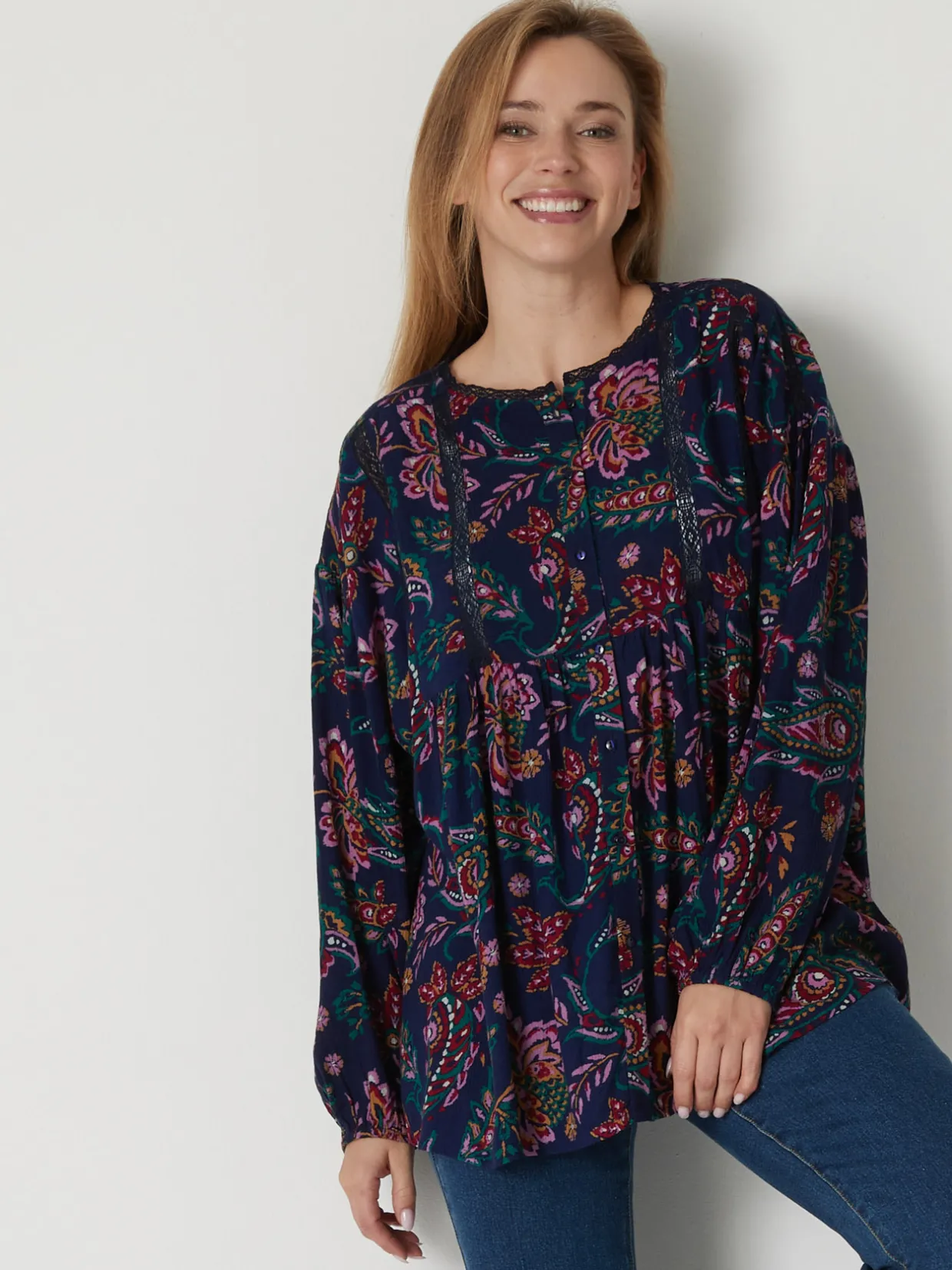 Femme Daxon Blouse forme boîte