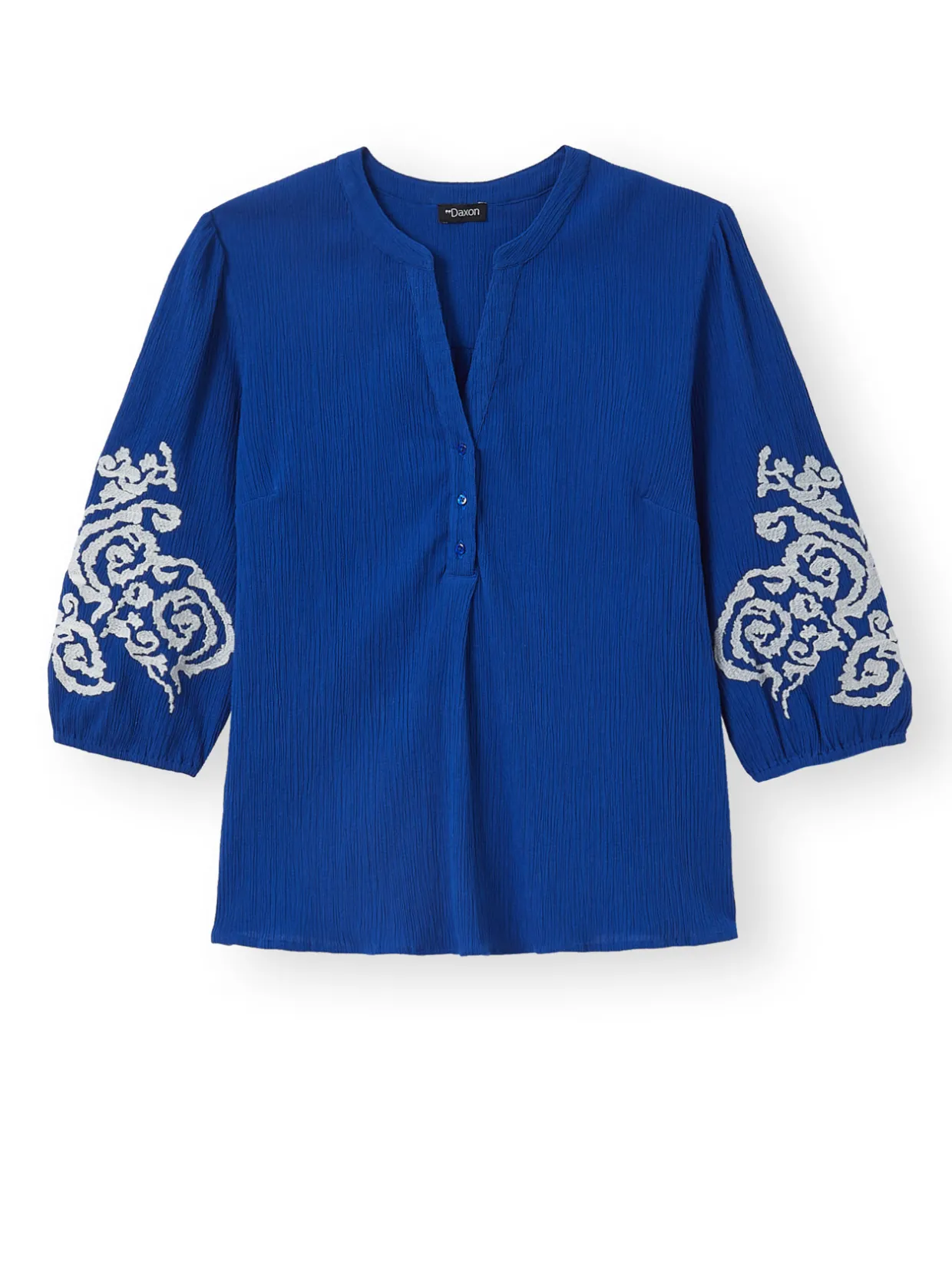 Femme Daxon Blouse manches brodées