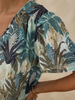 Femme Daxon Blouse manches papillon