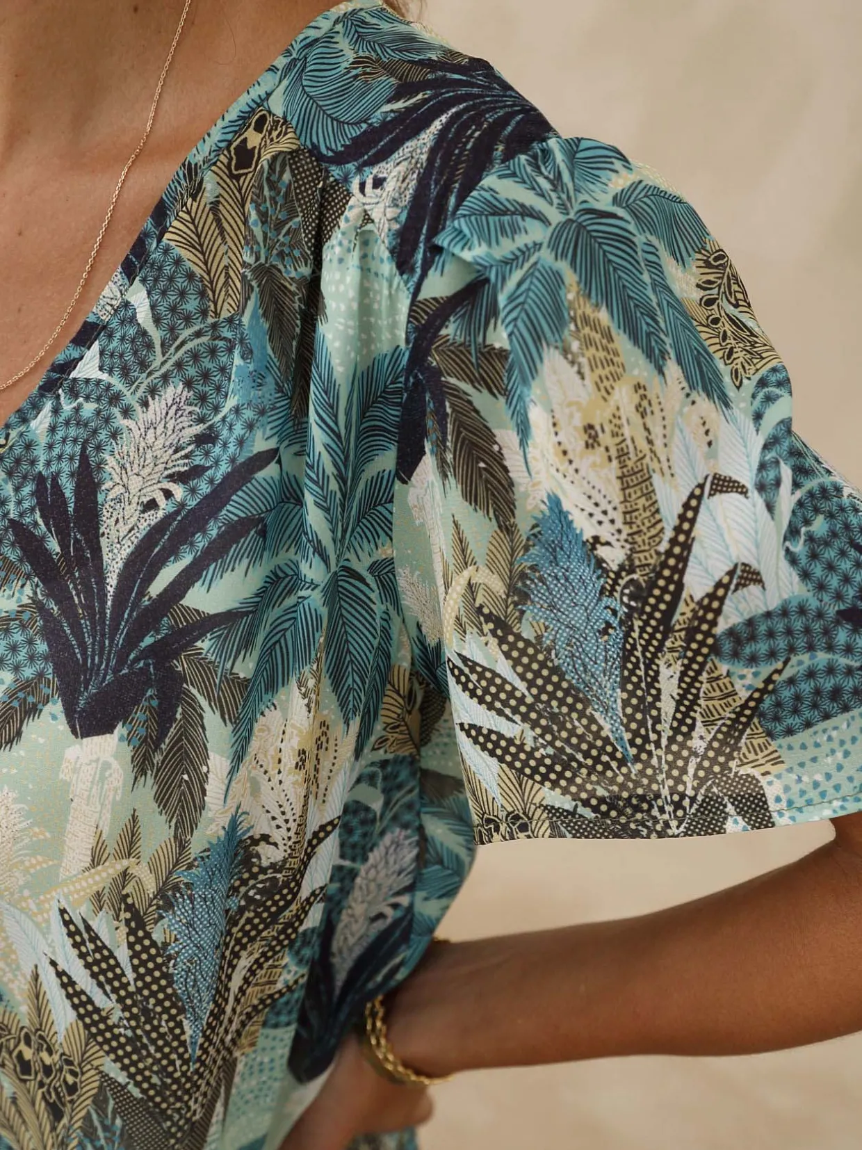 Femme Daxon Blouse manches papillon