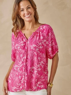 Femme Daxon Blouse toute boutonnée