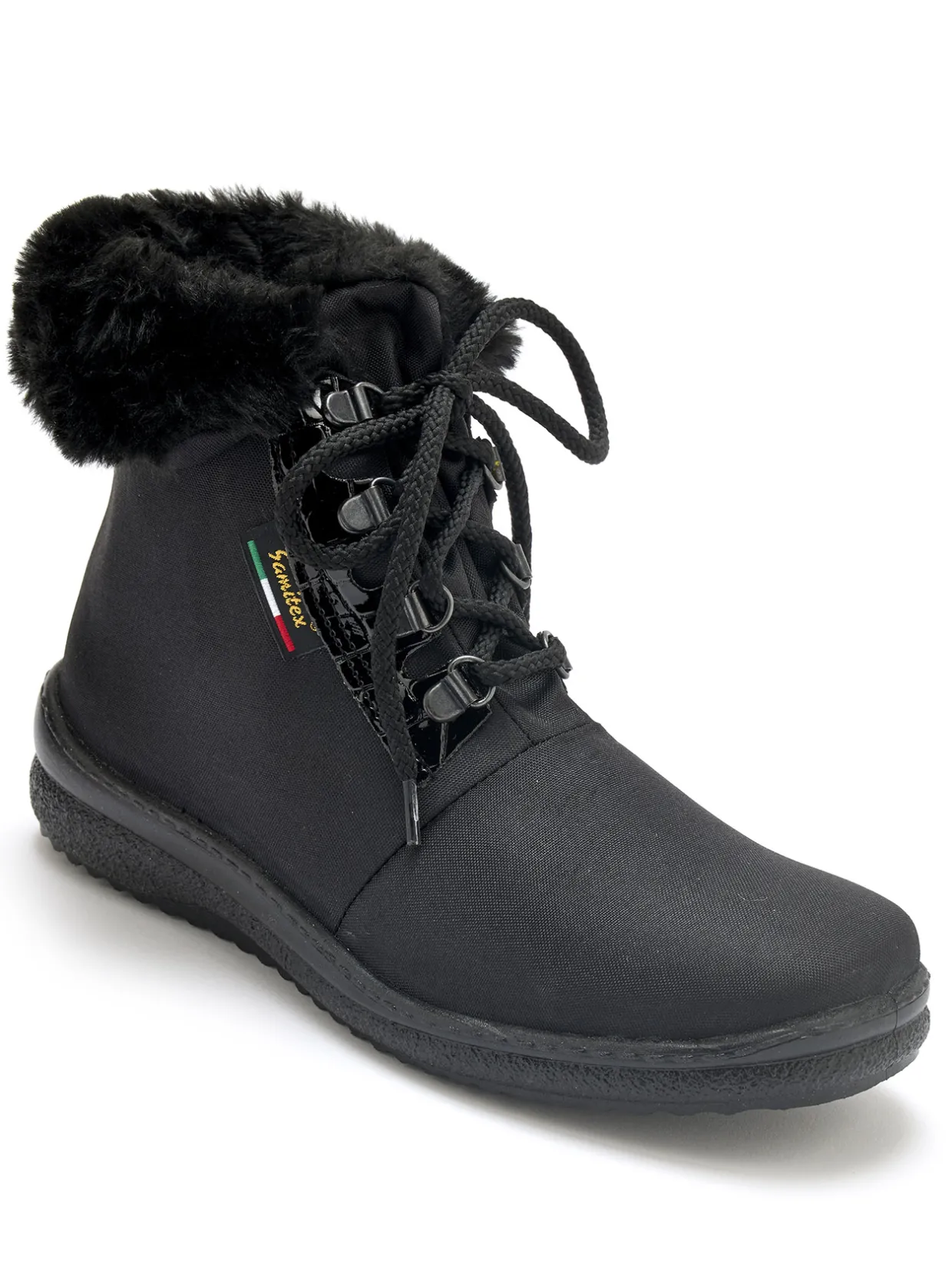 Femme Pédiconfort Boots à lacets imperméables