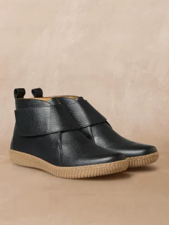 Femme Pédiconfort Boots à large patte scratch